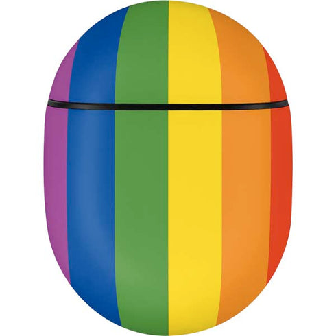 Vertical Rainbow Flag Google Pixel Buds Skin